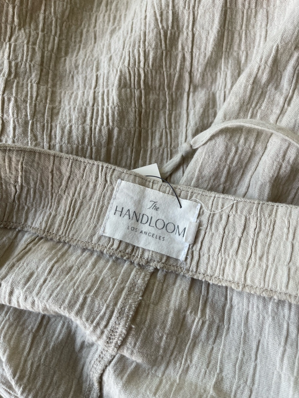 The Handloom Cotton Gauze Midi Dress Neutral Minimal Organic Ethical Ethereal - Picture 6 of 9